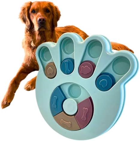 אחזקות מיטה צעצוע מזין פאזל כלבים | משחק מעורר נפשית למזון וטיפול במחלוקת | פאזל גורים אינטראקטיביים לכלבים